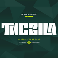 Thezila - Bold Display Typeface