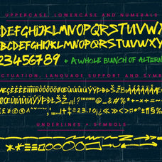 Thrash Punks: Chunky Marker Font