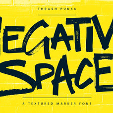 Thrash Punks: Chunky Marker Font