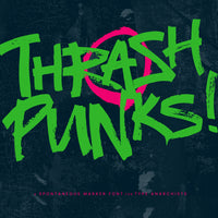 Thrash Punks: Chunky Marker Font
