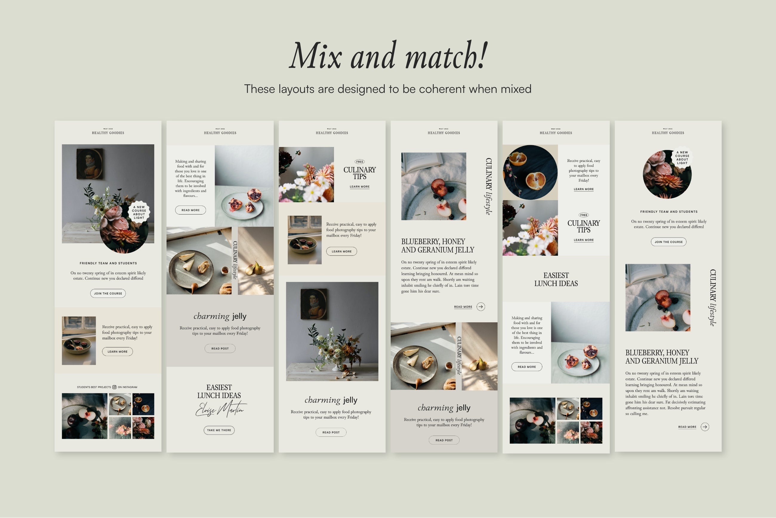 Thyme Newsletter Templates