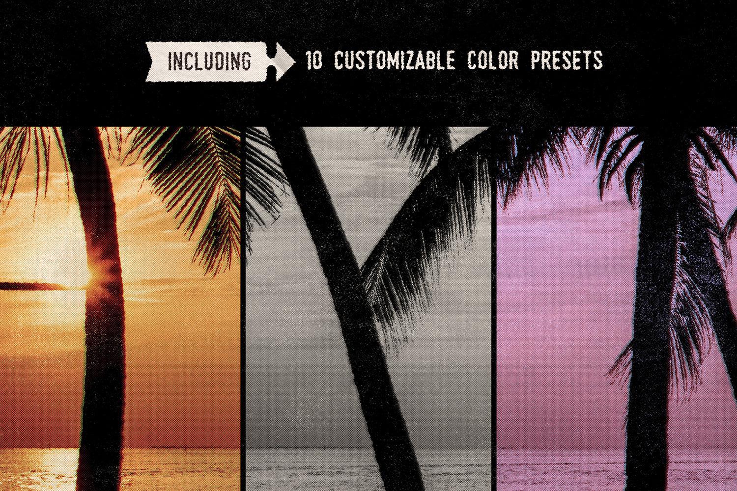 Time-Worn Print Effect