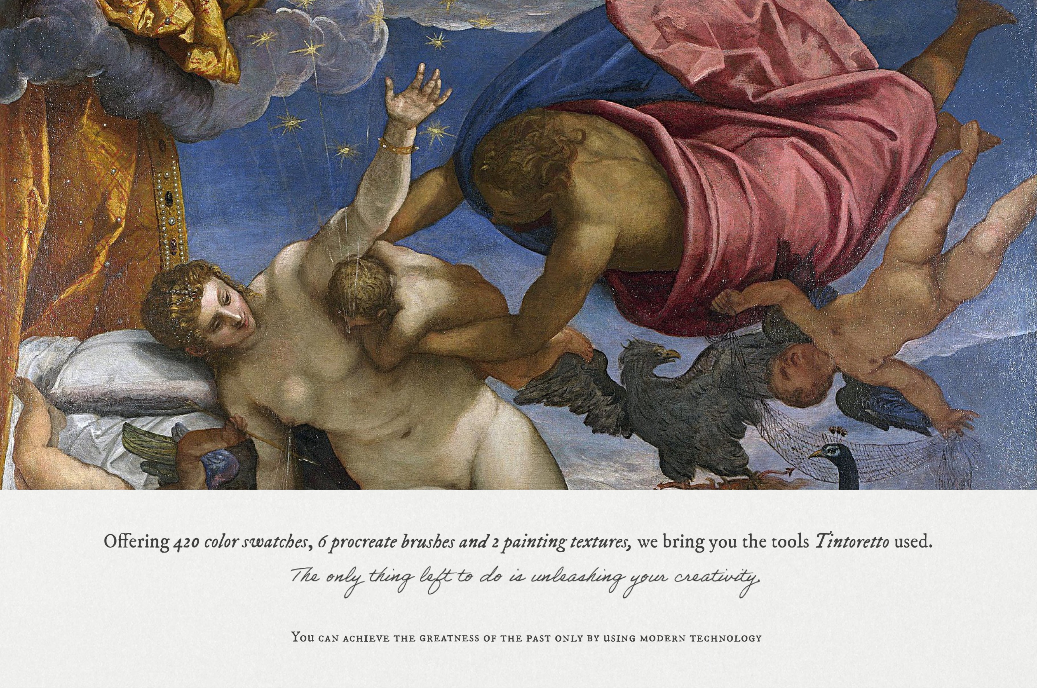 Tintoretto Procreate Brushes & Color Palettes