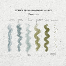 Tintoretto Procreate Brushes & Color Palettes