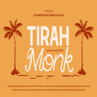 Tirah Monk – Script & Sans Font Duo