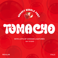 Tomacho - Groovy Bold Font