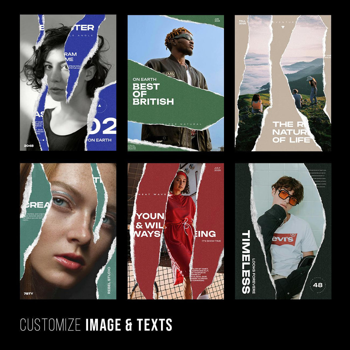 Torn Poster Templates by Studio Dusk