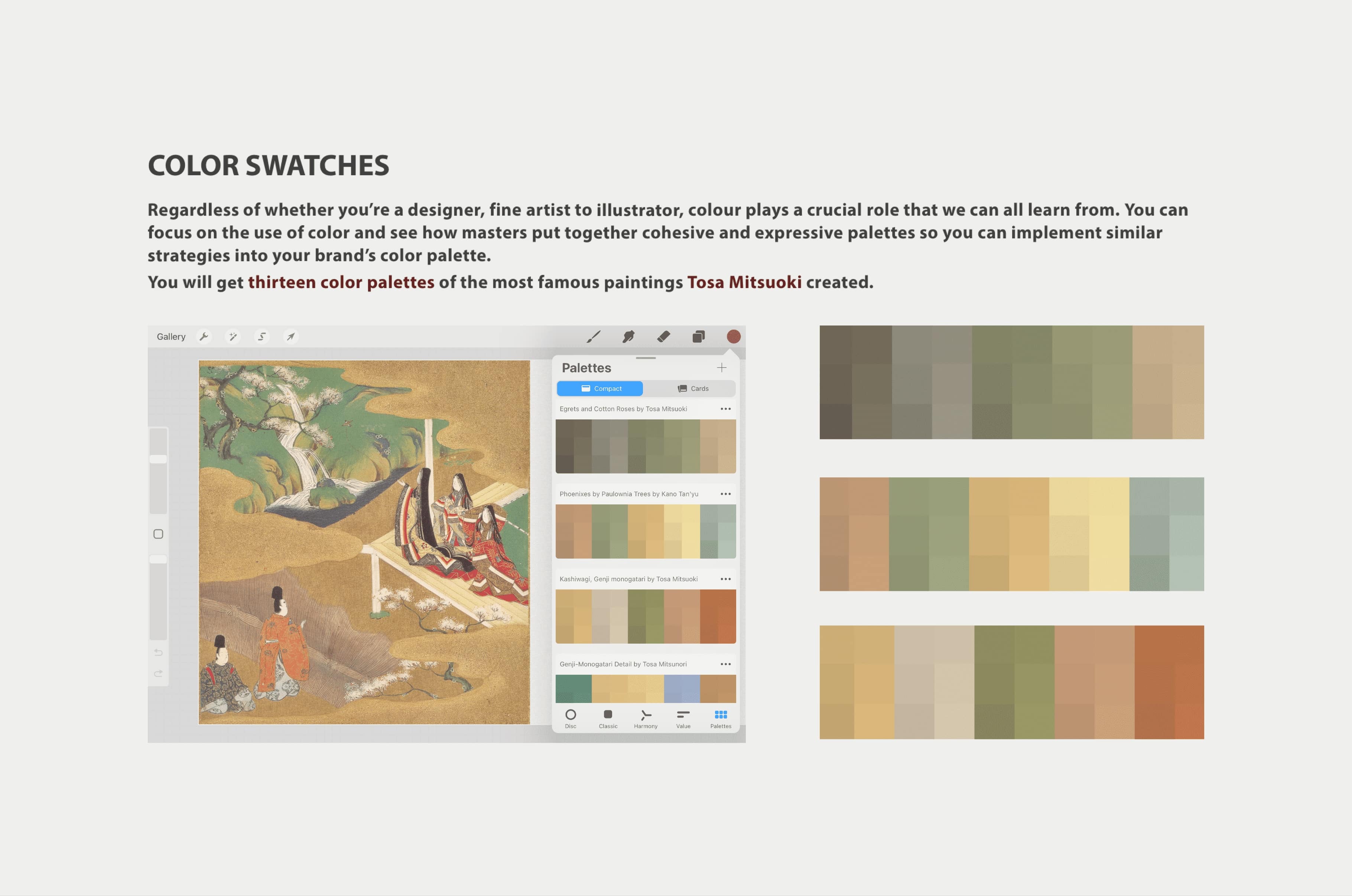 Tosa Mitsuoki Procreate Kit