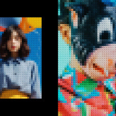 Toy Brick Photo Effect