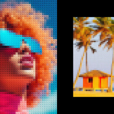 Toy Brick Photo Effect