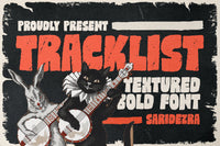 Tracklist - Rough Bold Font