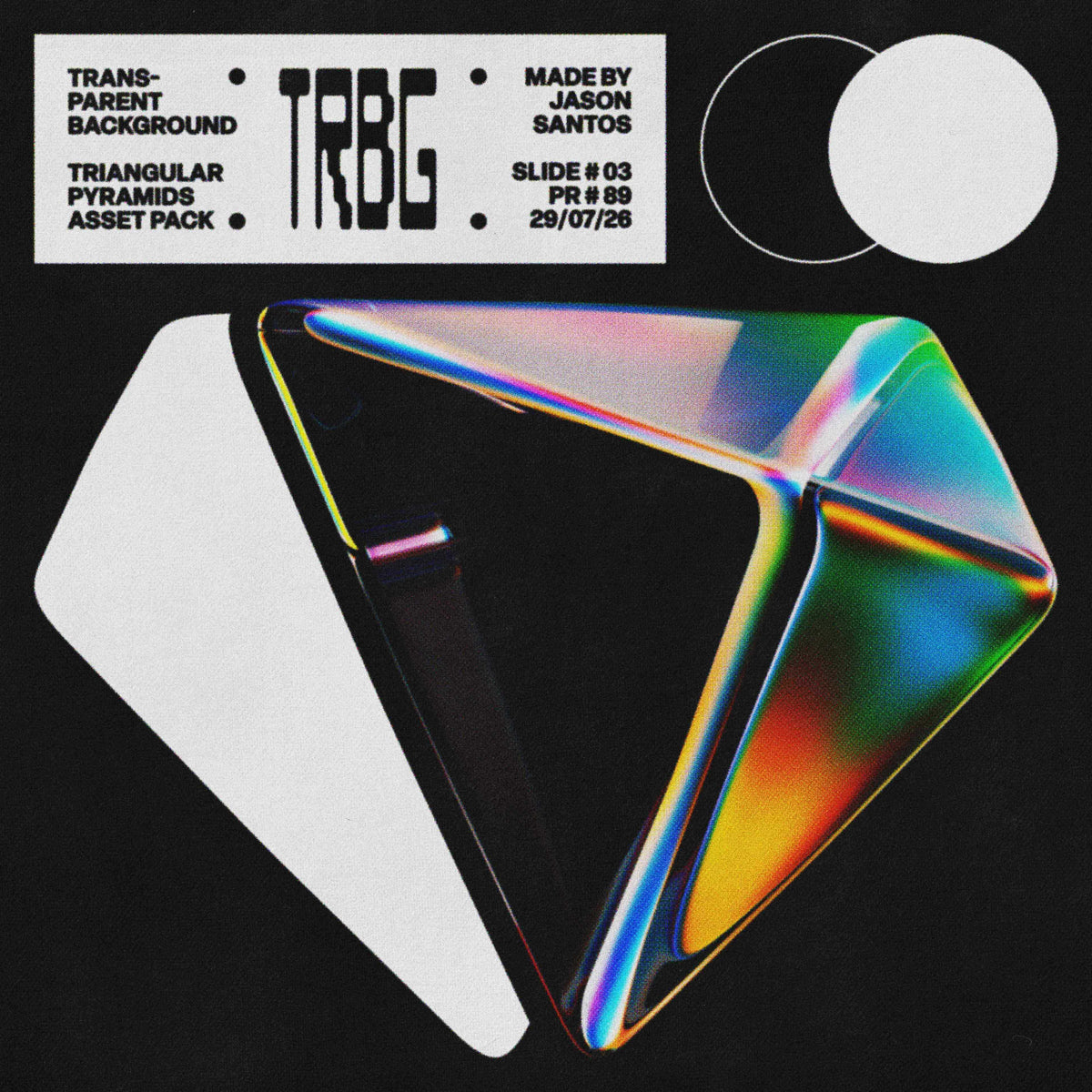 Triangular Pyramids (Vol.2) Glass Geometric PNGs by Jason Santos ...