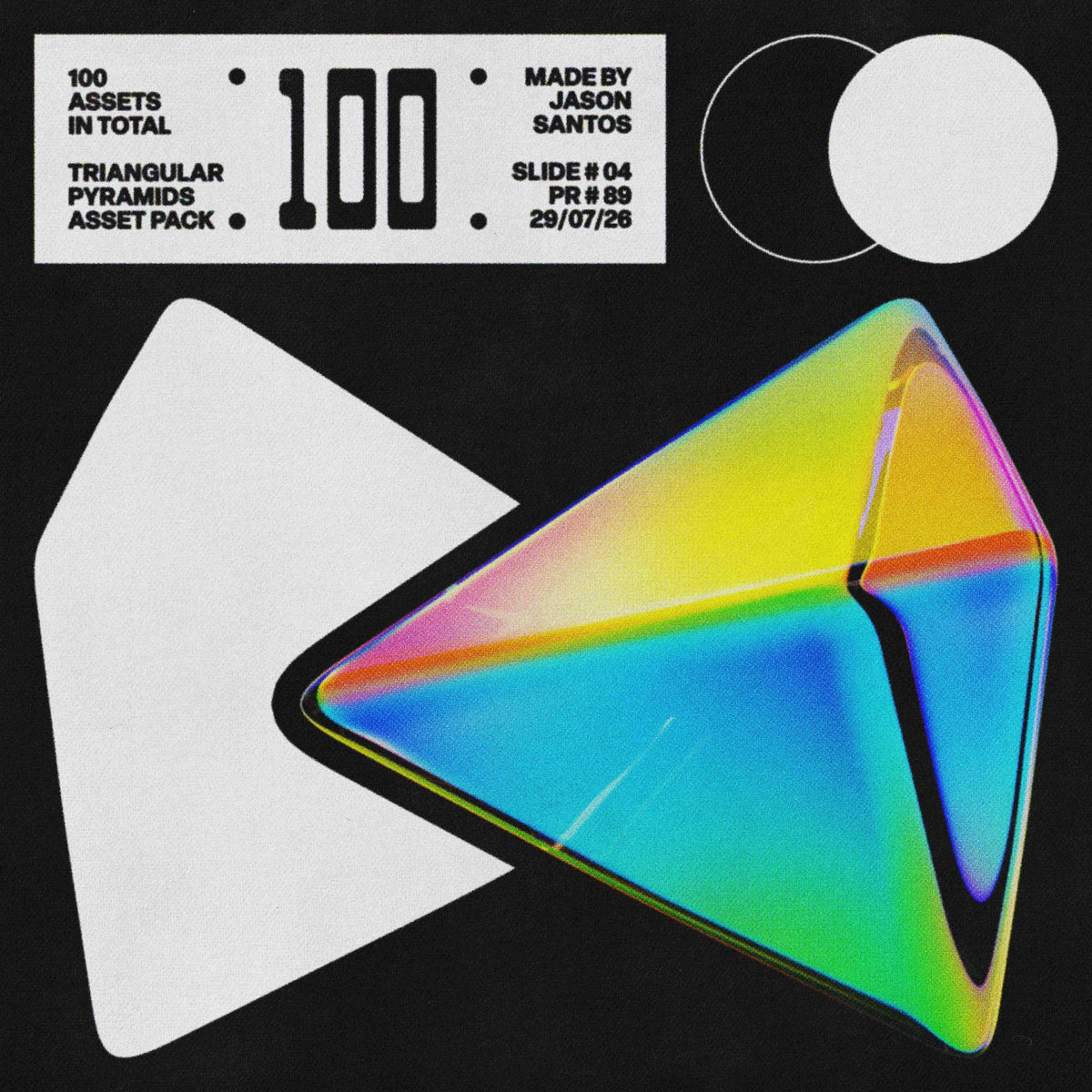 Triangular Pyramids (Vol.2) Glass Geometric PNGs by Jason Santos ...
