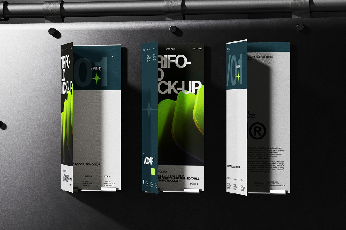 Trifold Brochure Mockup by Morrobati, preview 3