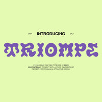 Triompe – Psychedelic Typeface