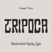 Tripoca – Handcrafted Display Font