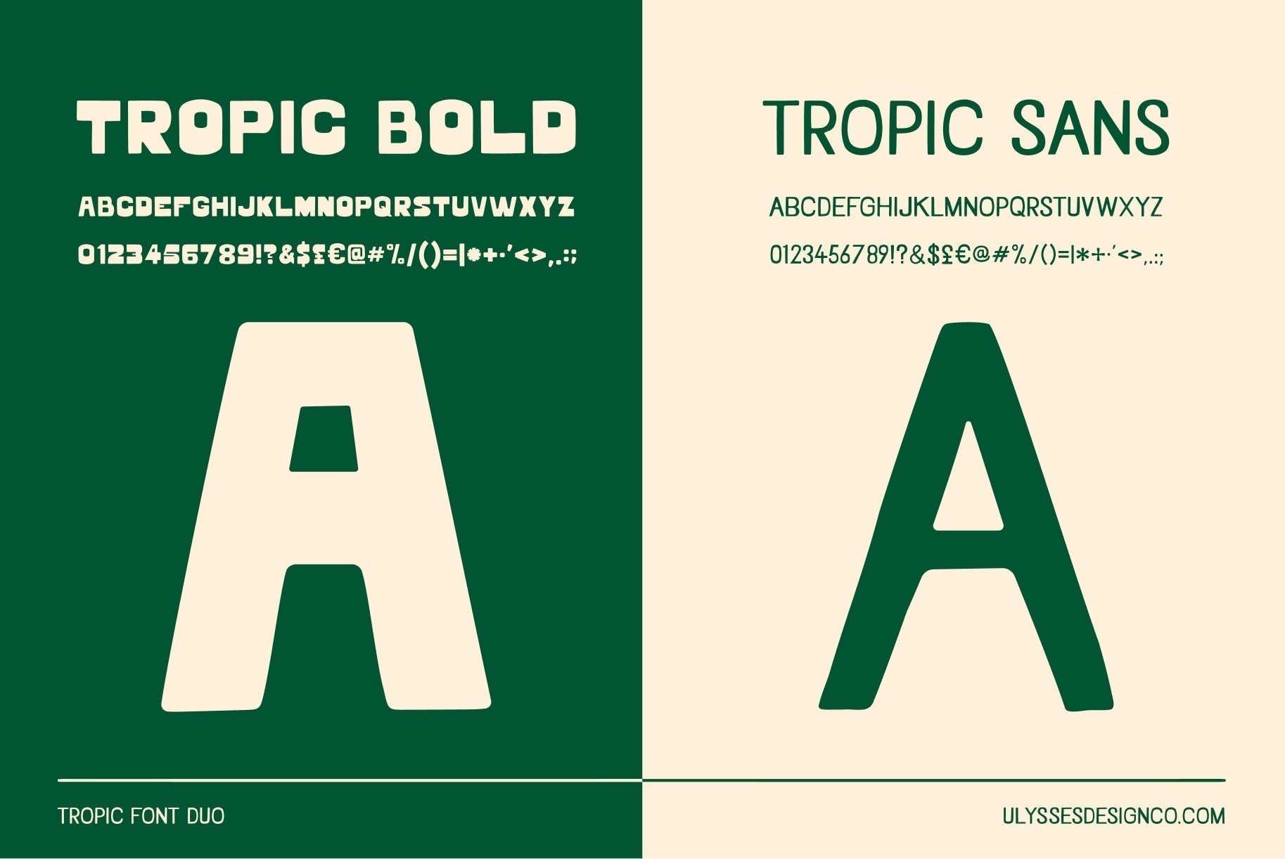 Tropic Font Duo