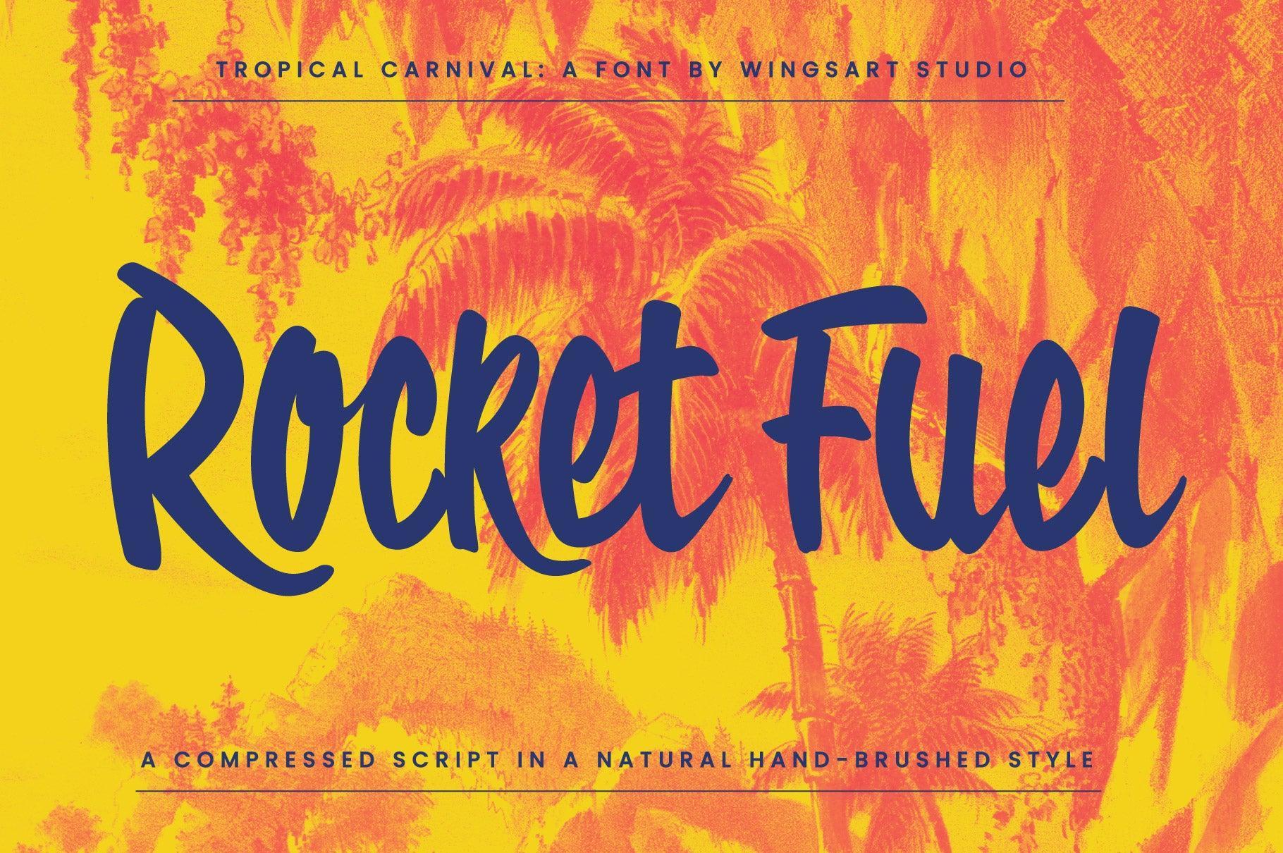 Tropical Carnival: A Sunny Brush Script Font