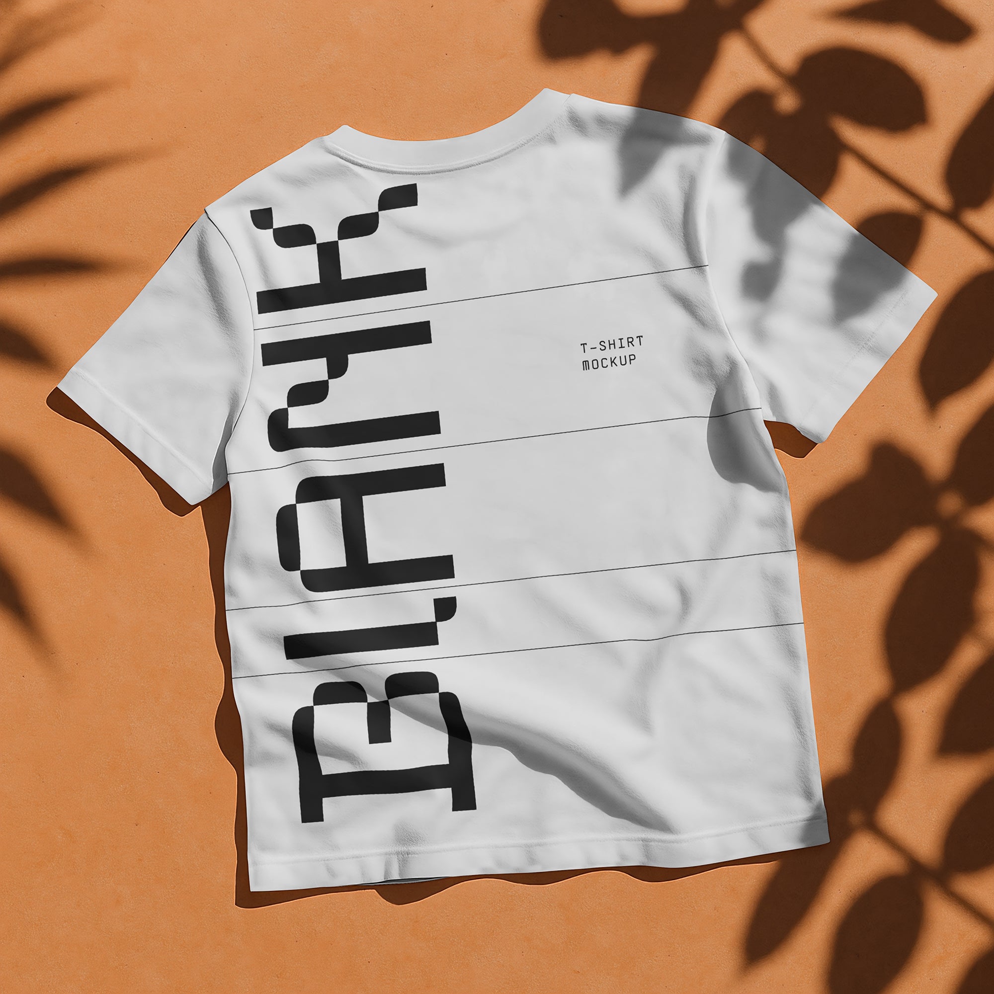 Tropical Shadow T-Shirt Mockup
