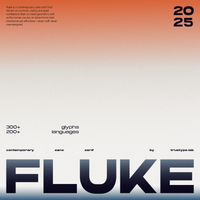 TRT Fluke — Expanded Modern Sans Serif