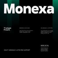 TRT Monexa Modern Sans Typeface