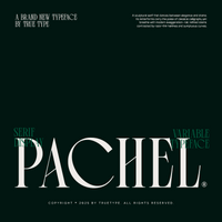 TRT Pachel Luxury Editorial Serif Font