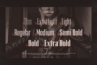 TRT Regard - Condensed Display Font