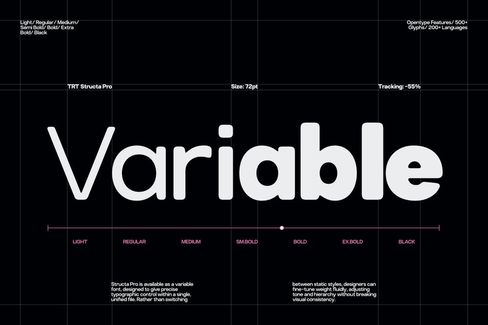 TRT Structa Pro – Rounded Modern Sans Serif by True Type Lab