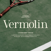 TRT Vermolin — Modern Classy Serif Typeface