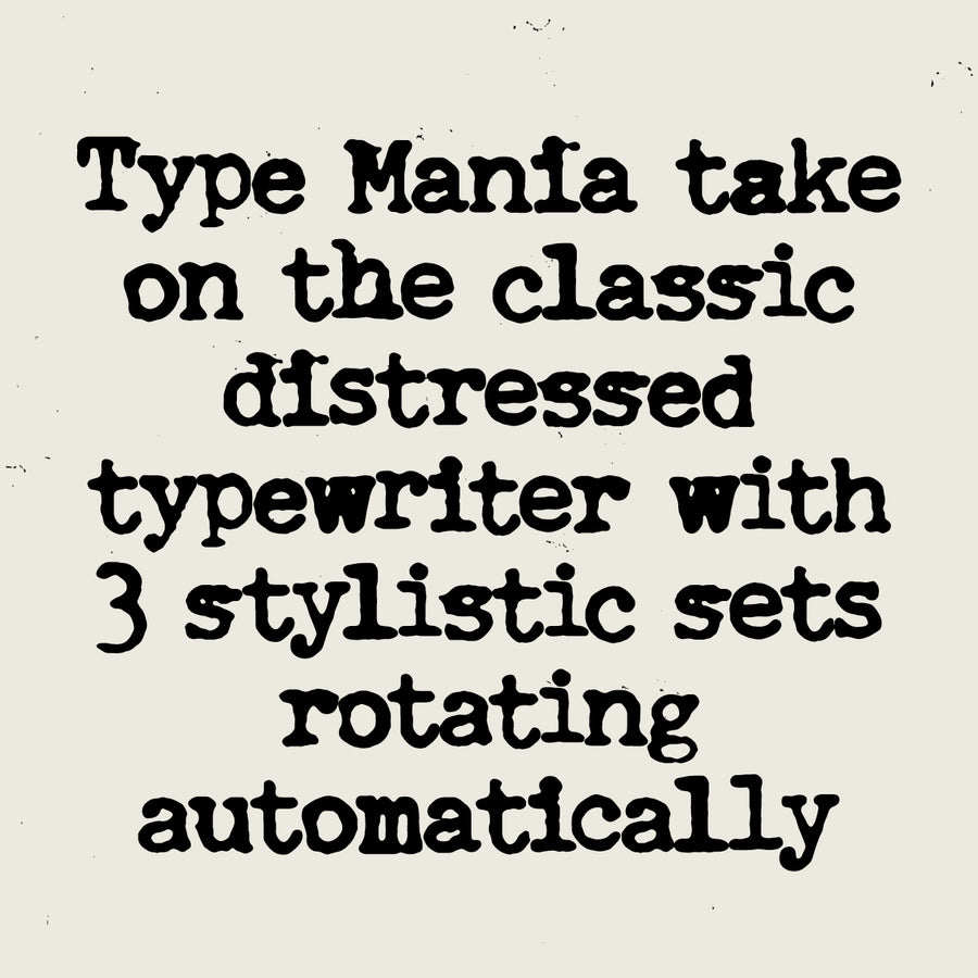 Type Mania - Effects, Fonts, Textures, Graphics & Mockups