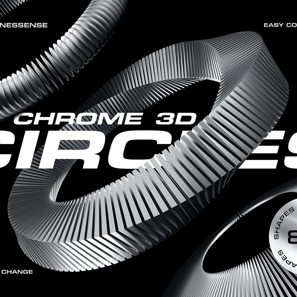 3D Chrome Circles