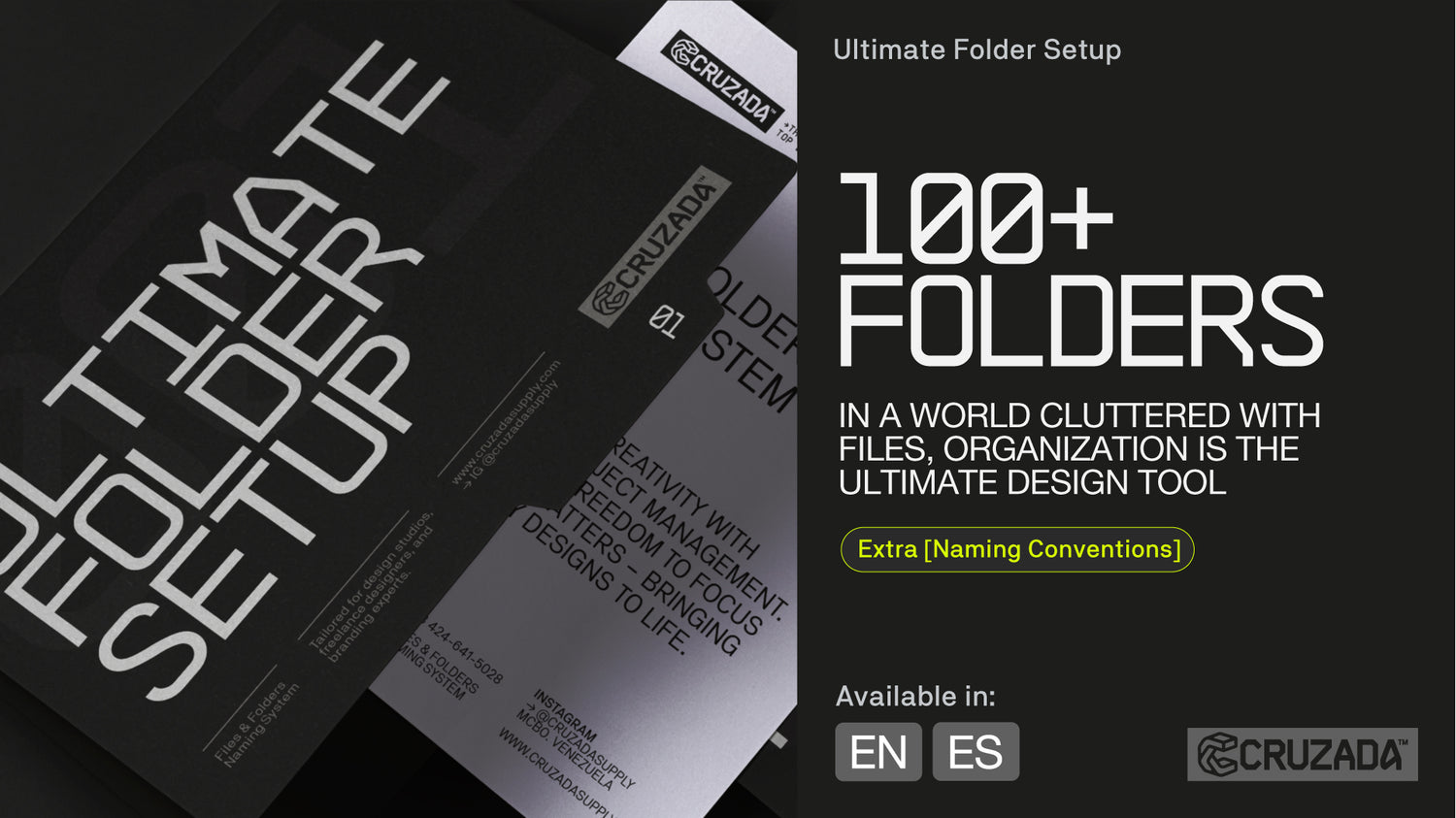 Ultimate Folder Setup - Productivity Tool by Cruzada Supply