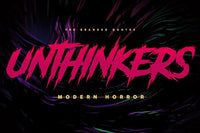 Unthinkers - Modern Horror Font