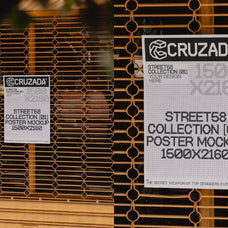Urban Grid Poster Mockup