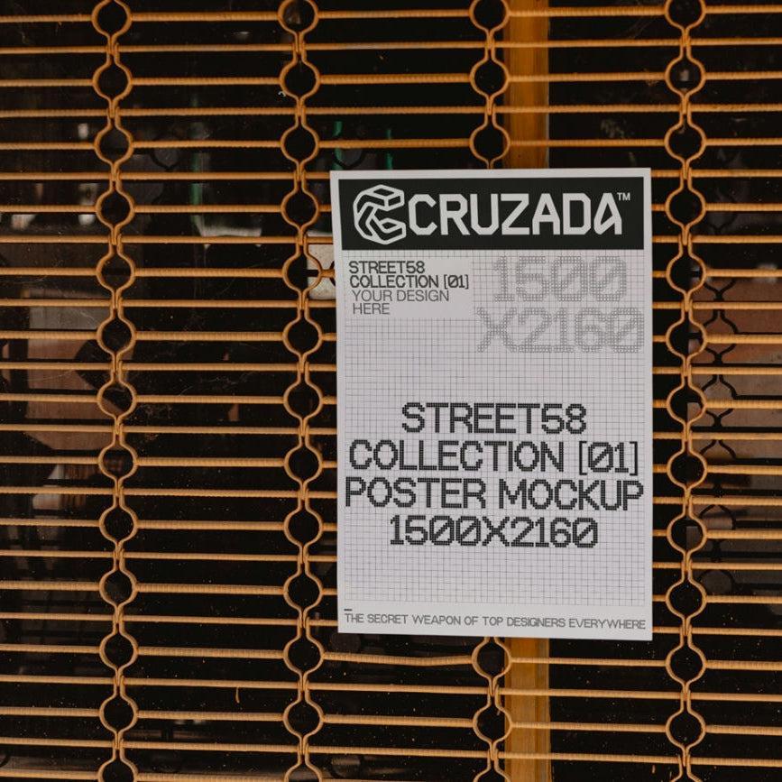 Urban Grid Poster Mockup