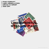 Used Postal Stamp Pack