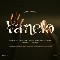 Vanelo - Luxury Logo Serif Font