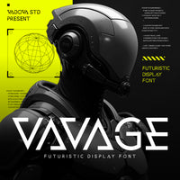Vavage Futuristic Display Font