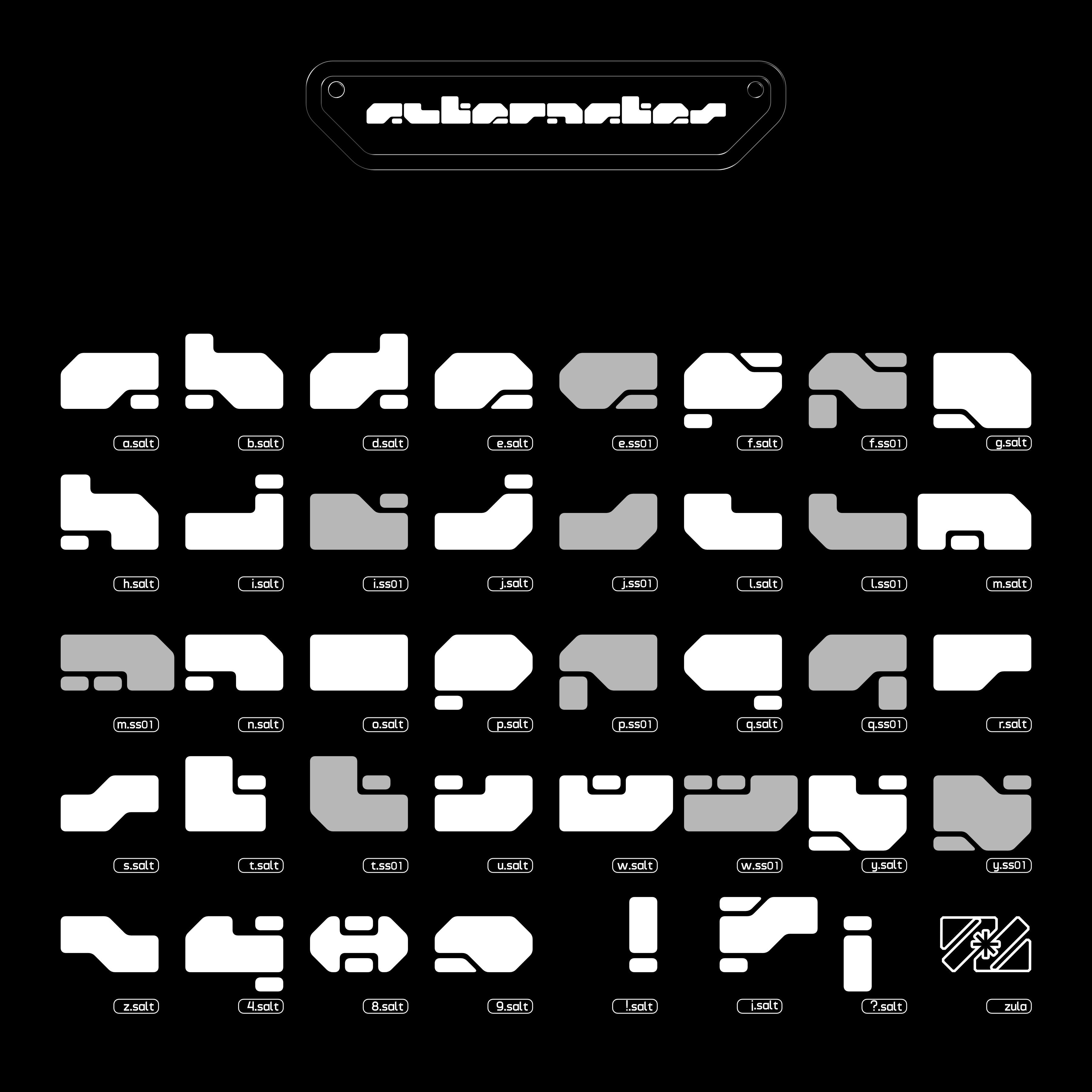 VAXEN Typeface