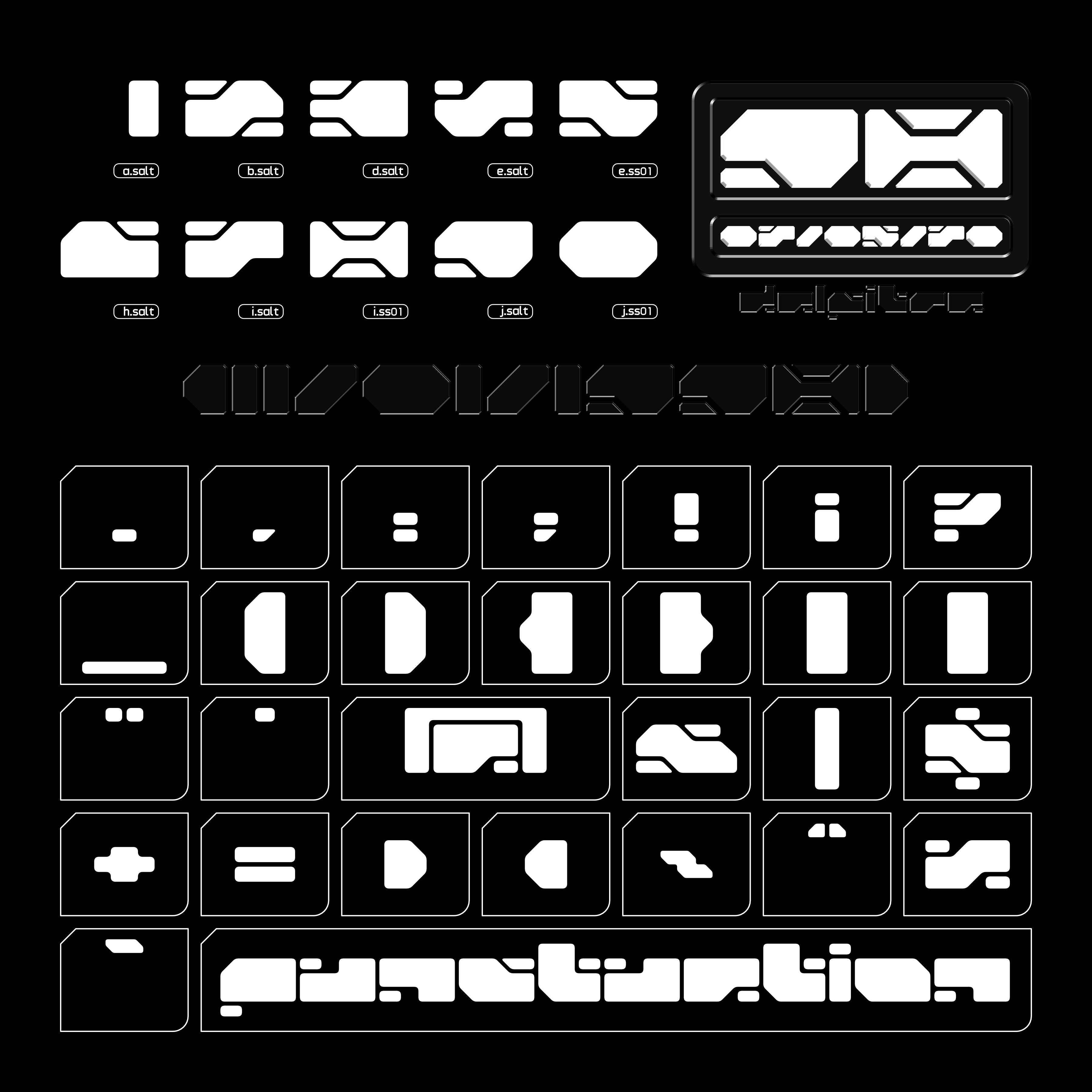 VAXEN Typeface