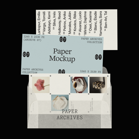 Vellum Envelope #5 Mockup • Paper Archives Collection (07)