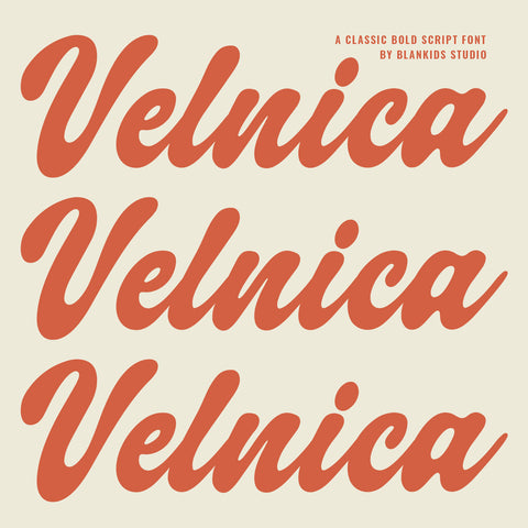 Velnica a Classic Bold Script Font