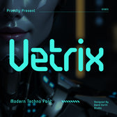 Vetrix Modern Techno Font