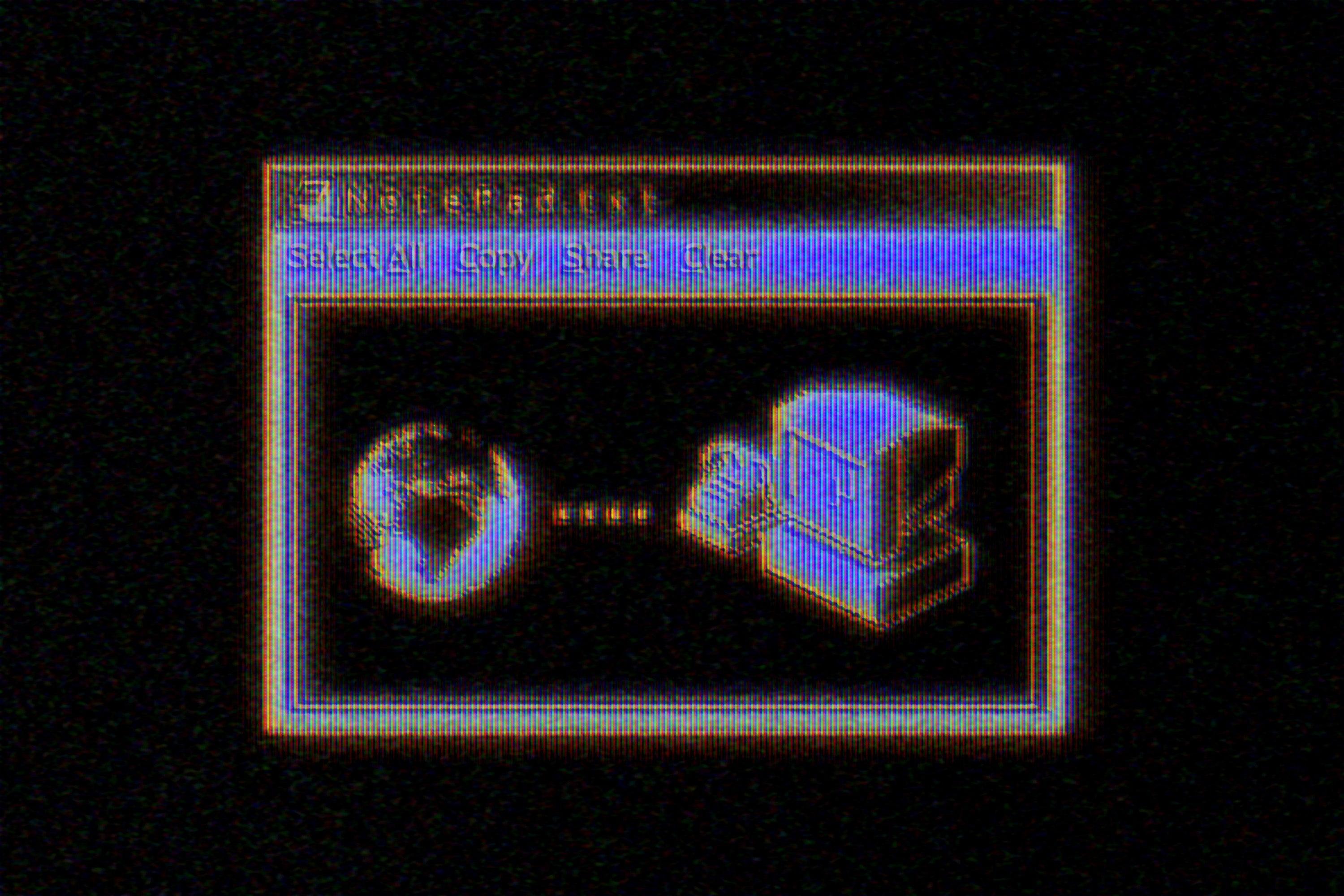 VHS Tape Text & Logo Effect