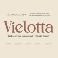 Vielotta Elegant Editorial Serif