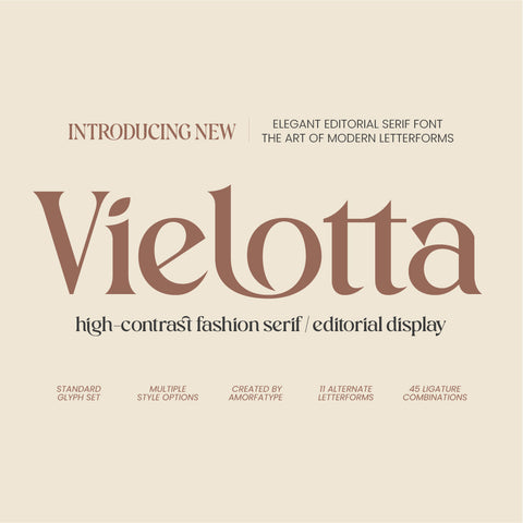 Vielotta Elegant Editorial Serif