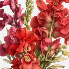 Vintage Book Of Flowers Clipart