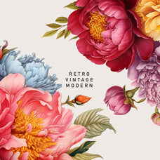 Vintage Book Of Flowers Clipart