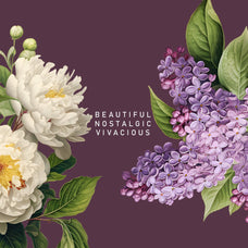 Vintage Book Of Flowers Clipart