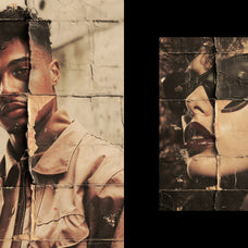 Vintage Crumpled Photo Effect